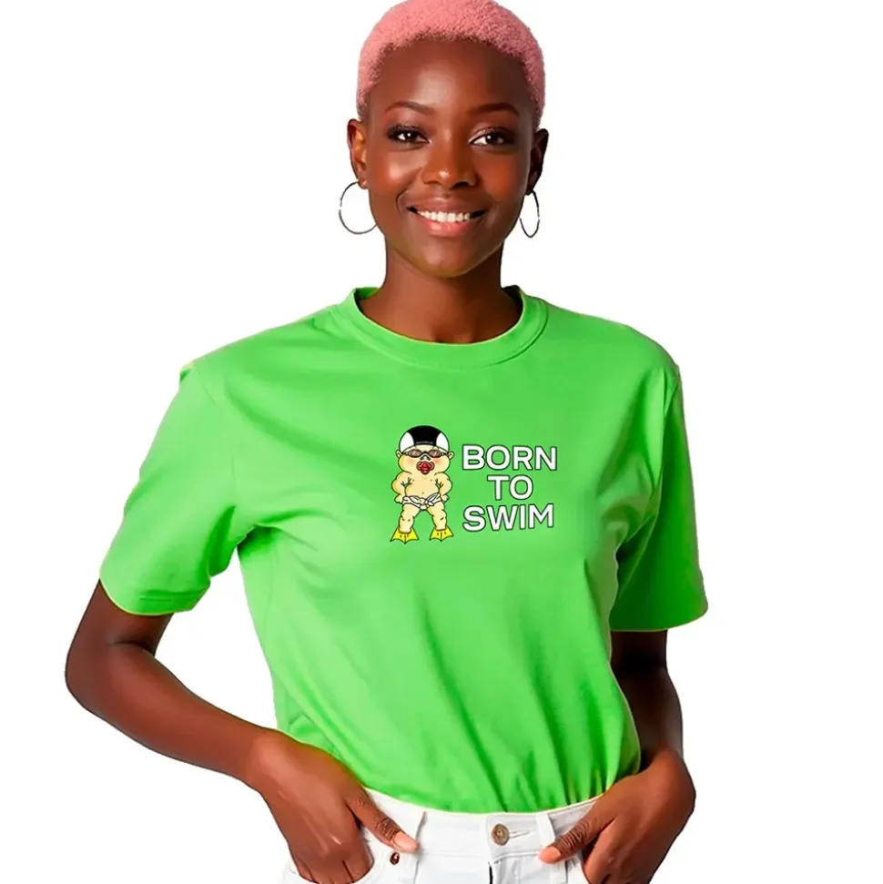 Kruskis Camiseta de manga corta Born To Swim
