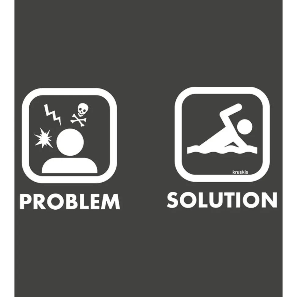 Kruskis Camiseta de manga corta Problem Solution Swim