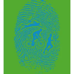 Kruskis Camiseta de manga corta Triathlon Fingerprint