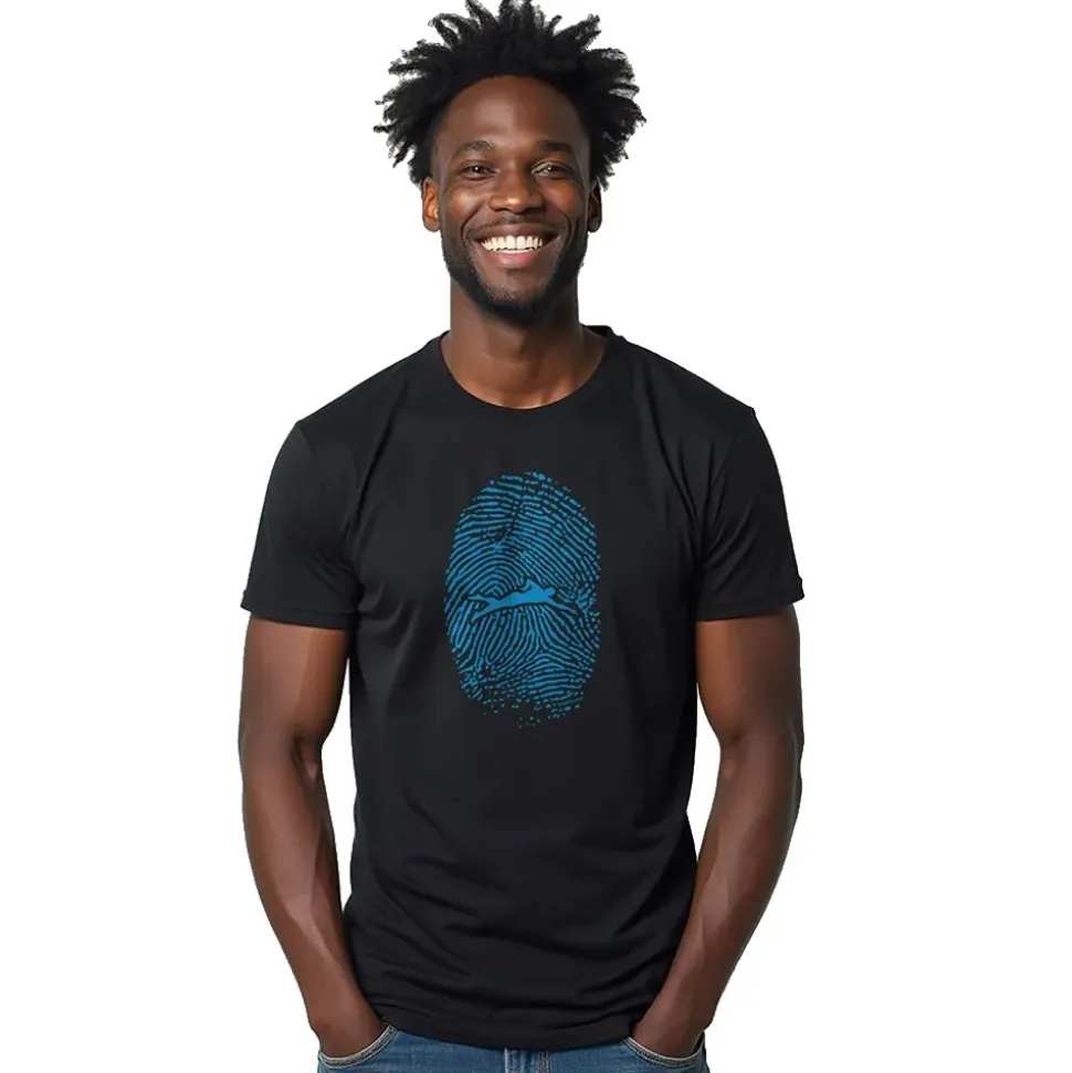 Kruskis Camiseta de manga corta Swimmer Fingerprint