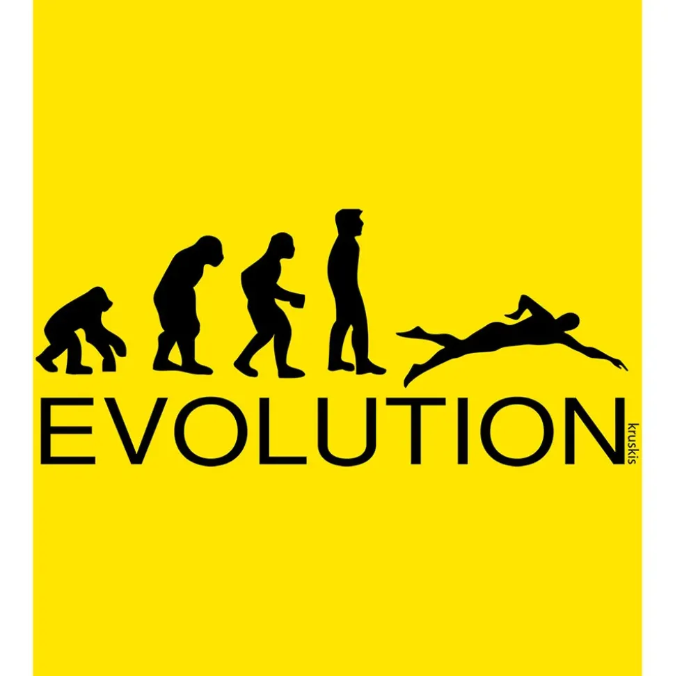 Kruskis Camiseta de manga corta Evolution Swim