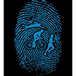 Kruskis Camiseta de manga corta Triathlon Fingerprint