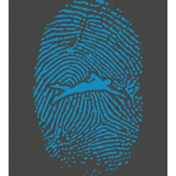 Kruskis Camiseta de manga corta Swimmer Fingerprint