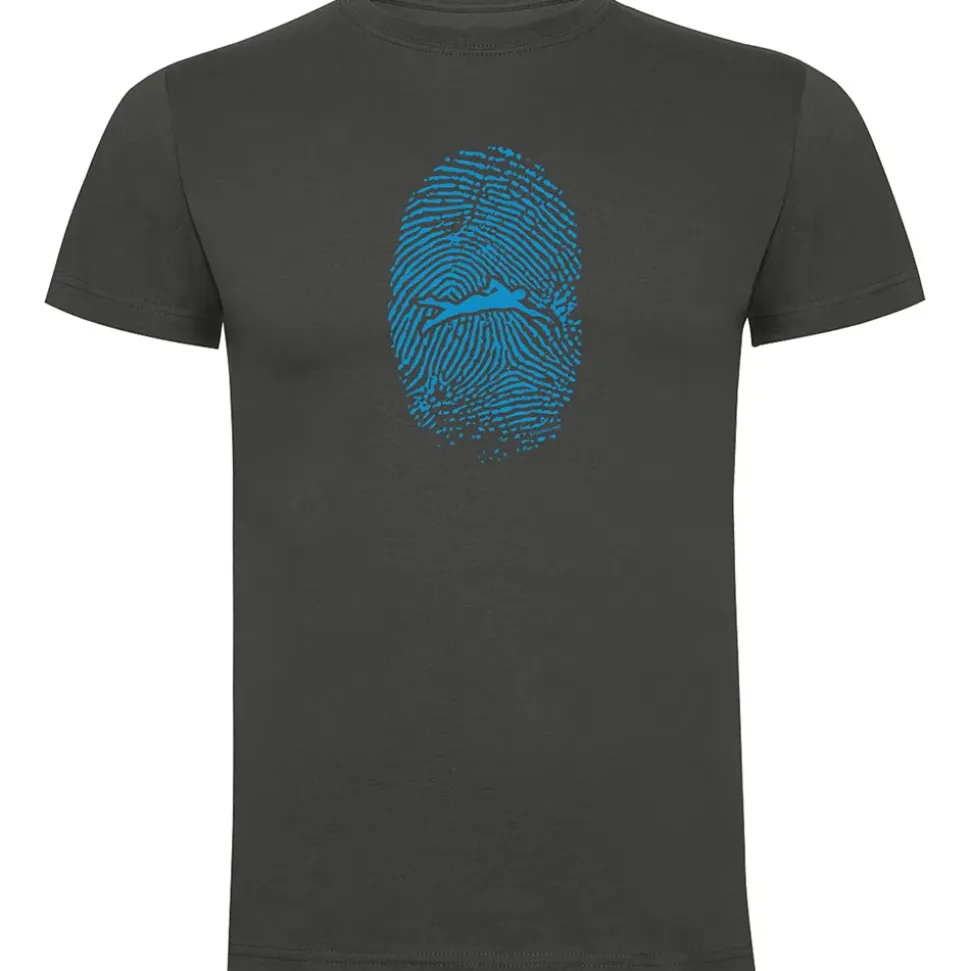 Kruskis Camiseta de manga corta Swimmer Fingerprint