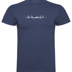 Kruskis Camiseta de manga corta Swimming Heartbeat