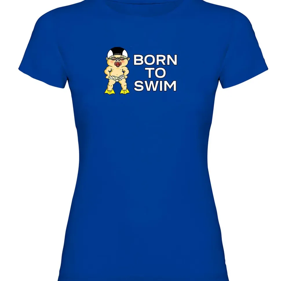 Kruskis Camiseta de manga corta Born To Swim