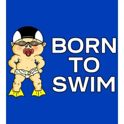 Kruskis Camiseta de manga corta Born To Swim