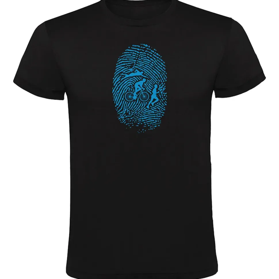 Kruskis Camiseta de manga corta Triathlon Fingerprint
