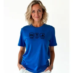 Kruskis Camiseta de manga corta Sleep Eat And Swim