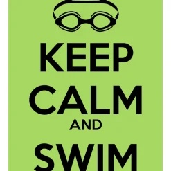Kruskis Camiseta de manga corta Keep Calm and Swim