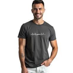 Kruskis Camiseta de manga corta Swimming Heartbeat