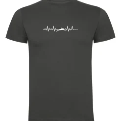 Kruskis Camiseta de manga corta Swimming Heartbeat