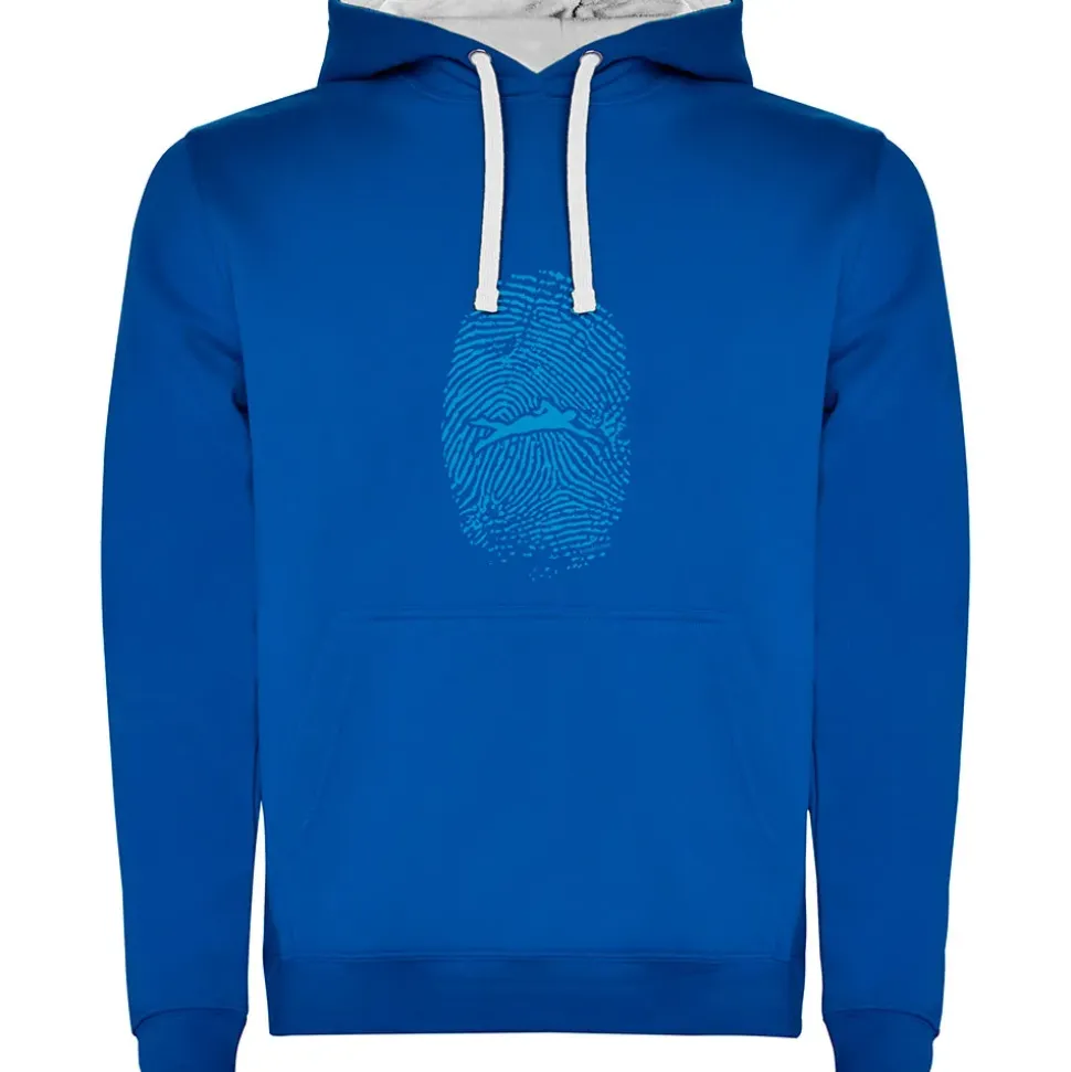 Kruskis Sudadera con capucha Swimmer Fingerprint Two-Colour