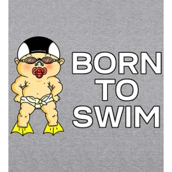 Kruskis Sudadera con capucha Born To Swim Two-Colour