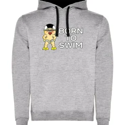 Kruskis Sudadera con capucha Born To Swim Two-Colour