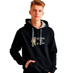 Kruskis Sudadera con capucha Born To Swim Two-Colour