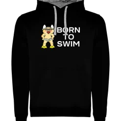 Kruskis Sudadera con capucha Born To Swim Two-Colour