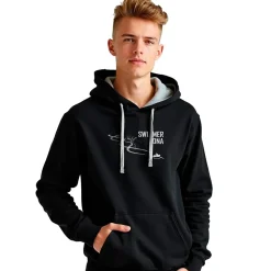 Kruskis Sudadera con capucha Swimming DNA Two-Colour