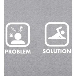 Kruskis Sudadera con capucha Problem Solution Swim Two-Colour