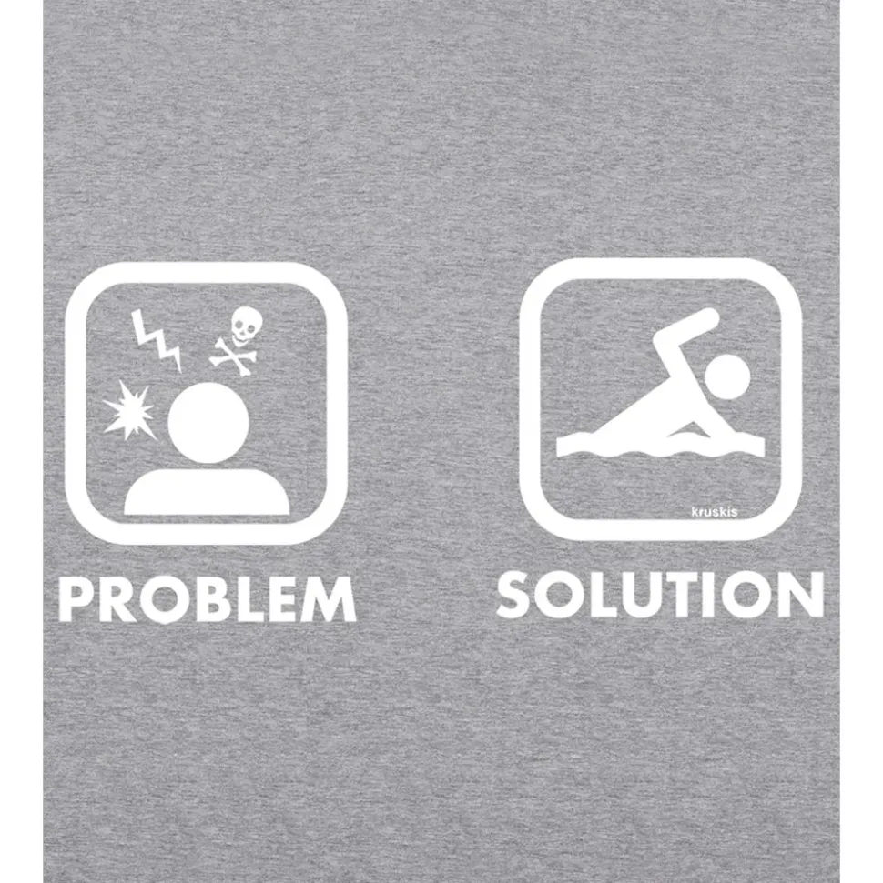 Kruskis Sudadera con capucha Problem Solution Swim Two-Colour