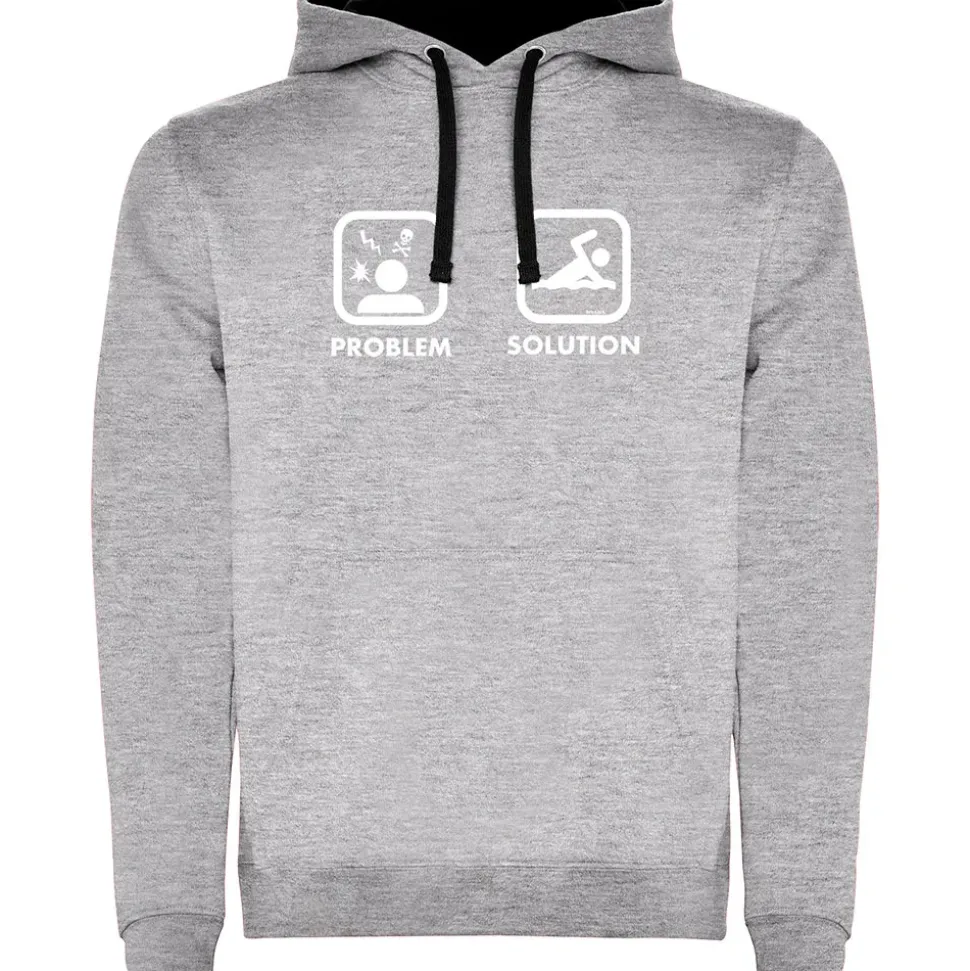 Kruskis Sudadera con capucha Problem Solution Swim Two-Colour