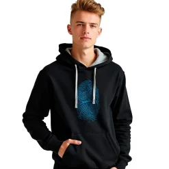 Kruskis Sudadera con capucha Swimmer Fingerprint Two-Colour