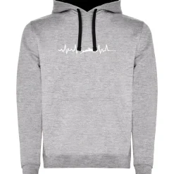 Kruskis Sudadera con capucha Swimming Heartbeat Two-Colour