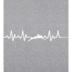 Kruskis Sudadera con capucha Swimming Heartbeat Two-Colour