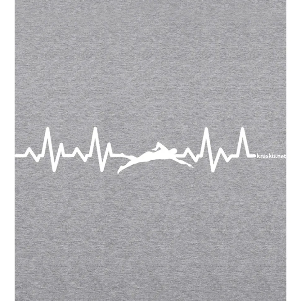 Kruskis Sudadera con capucha Swimming Heartbeat Two-Colour