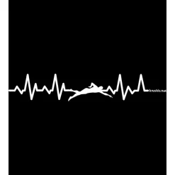 Kruskis Sudadera con capucha Swimming Heartbeat Two-Colour