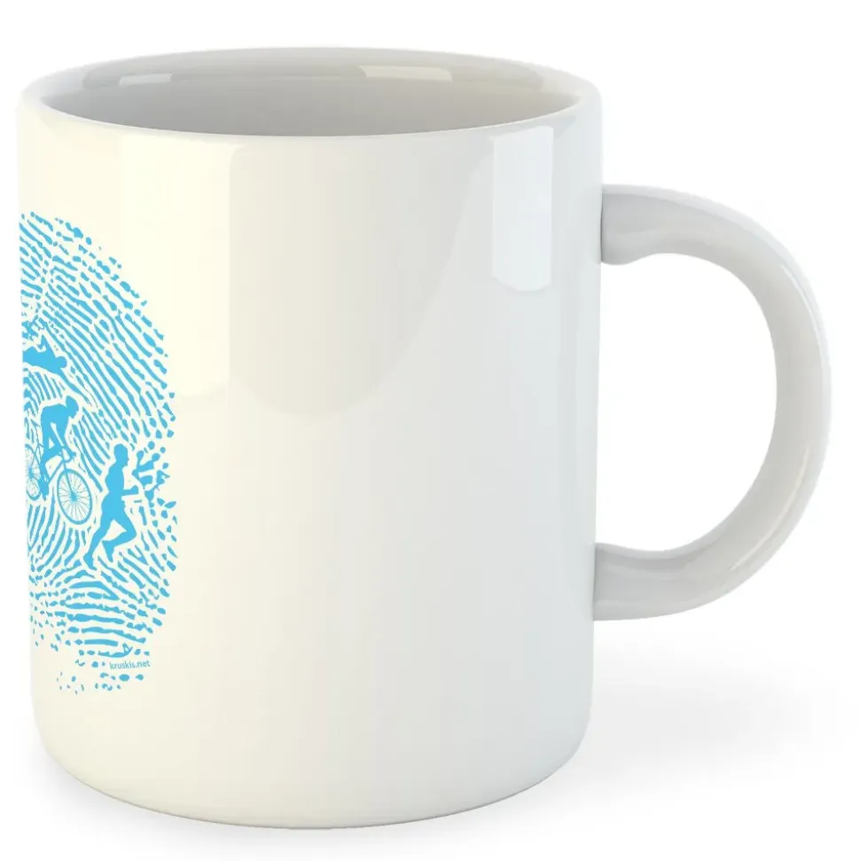 Kruskis Taza Triathlon Fingerprint 325ml