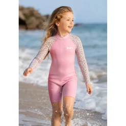 Loum Shorty de manga larga con cremallera frontal Aquabelle