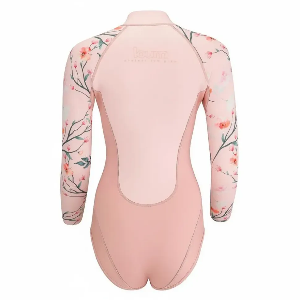 Loum Shorty manga larga cremallera frontal para mujer Aquabelle