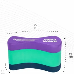 Mad Wave Formas flotantes para piscinas Pull Buoy Ext Printed