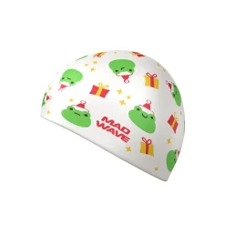 Mad Wave Gorro de natación Happy New Year