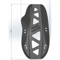 Mad Wave Palas de natación Grabber forearm