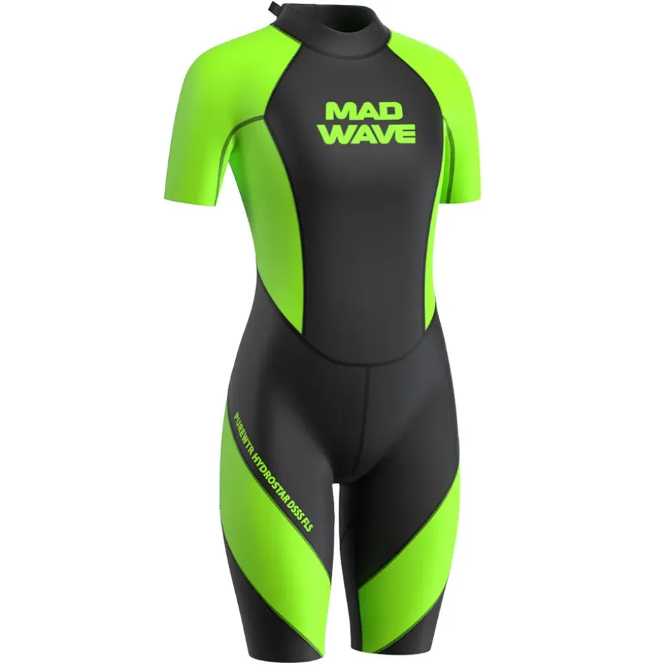 Mad Wave Traje de neopreno de manga corta para mujer OPNWTR Hydrostar DSSS STY