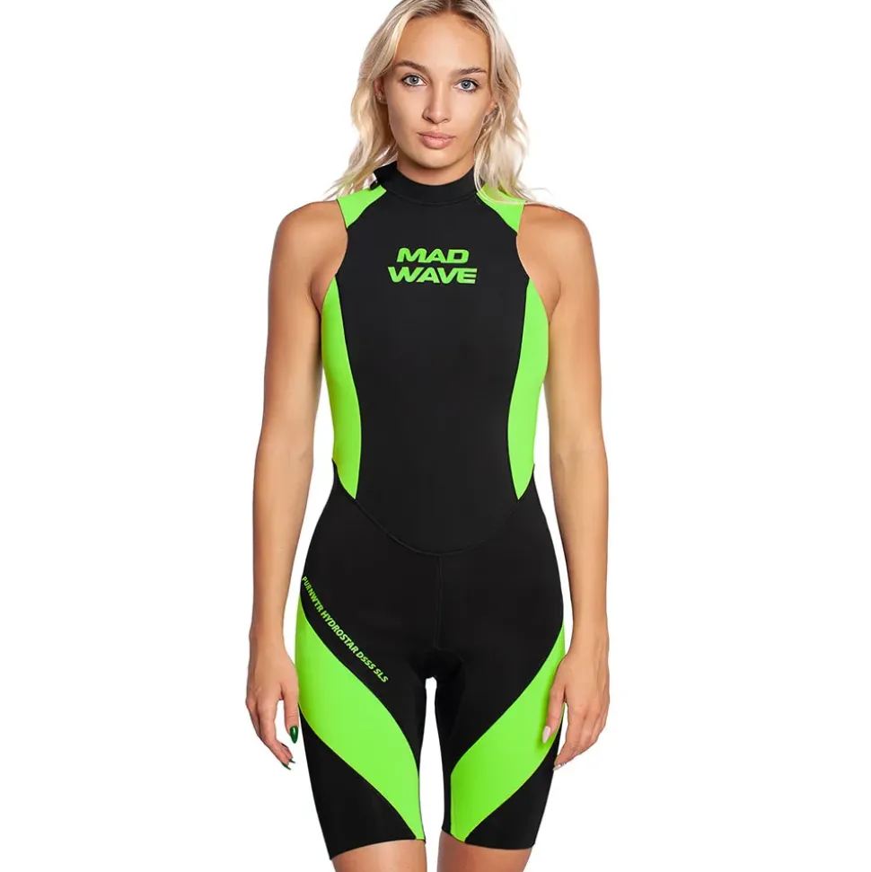 Mad Wave Traje de neopreno sin mangas para mujer OPNWTR Hydrostar DSSS SLS