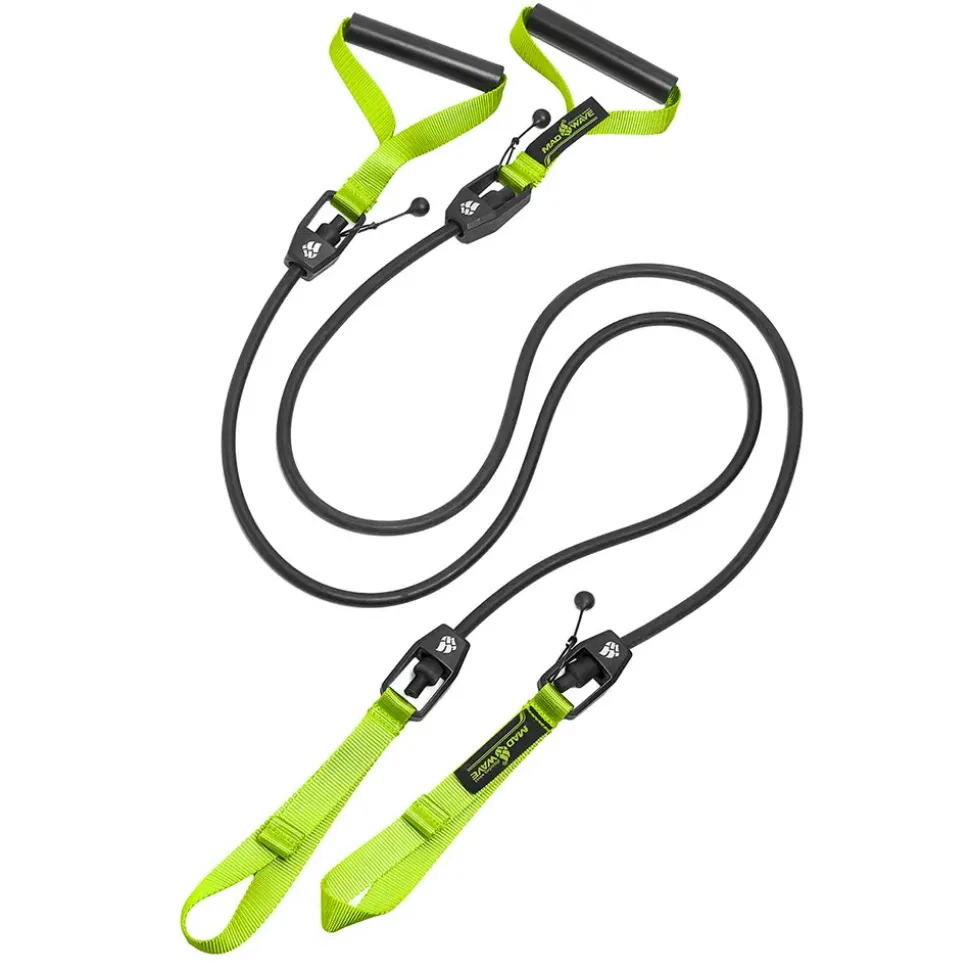 Mad Wave Tubo de resistencia media con asas Dry Training