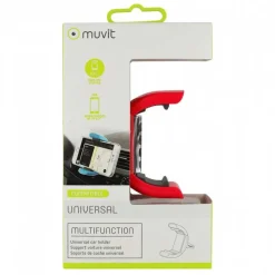Muvit Rejilla de ventilación de aire giratoria Soporte universal para automóvil de 5.7 pulgadas