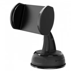 Muvit Soporte Móvil para Coche con Cargador Inalámbrico Qi 5W/7.5W para Salpicadero/Parabrisas/Rejilla de Ventilación 2A 10W