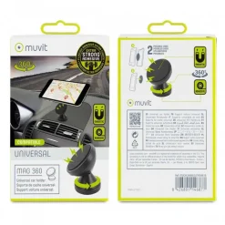 Muvit Soporte Rotary Magnetic Dashboard Universal Car