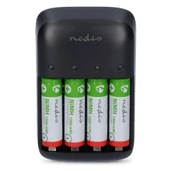 Nedis Cargador de baterías BACH07