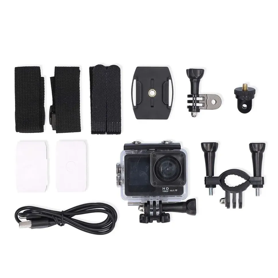 Nedis Cámara deportiva ACAM31BK 1080p 30fps