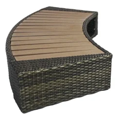 Netspa Bañera hinchable con paneles externos Caliente Vita Premium 168x70 cm + Furniture 5 Pieces
