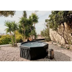 Netspa Bañera inflable con paneles externos Caliente Octopus 193x73 cm