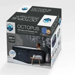 Netspa Bañera inflable con paneles externos Caliente Octopus 193x73 cm