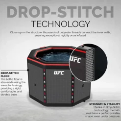 Netspa Baño de hielo + escalera UFC Octogone Kit Chiller 3-40°C 5kW