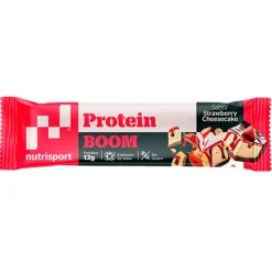 Nutrisport Barrita de proteínas Boom Tarta de queso&Fresa 42g