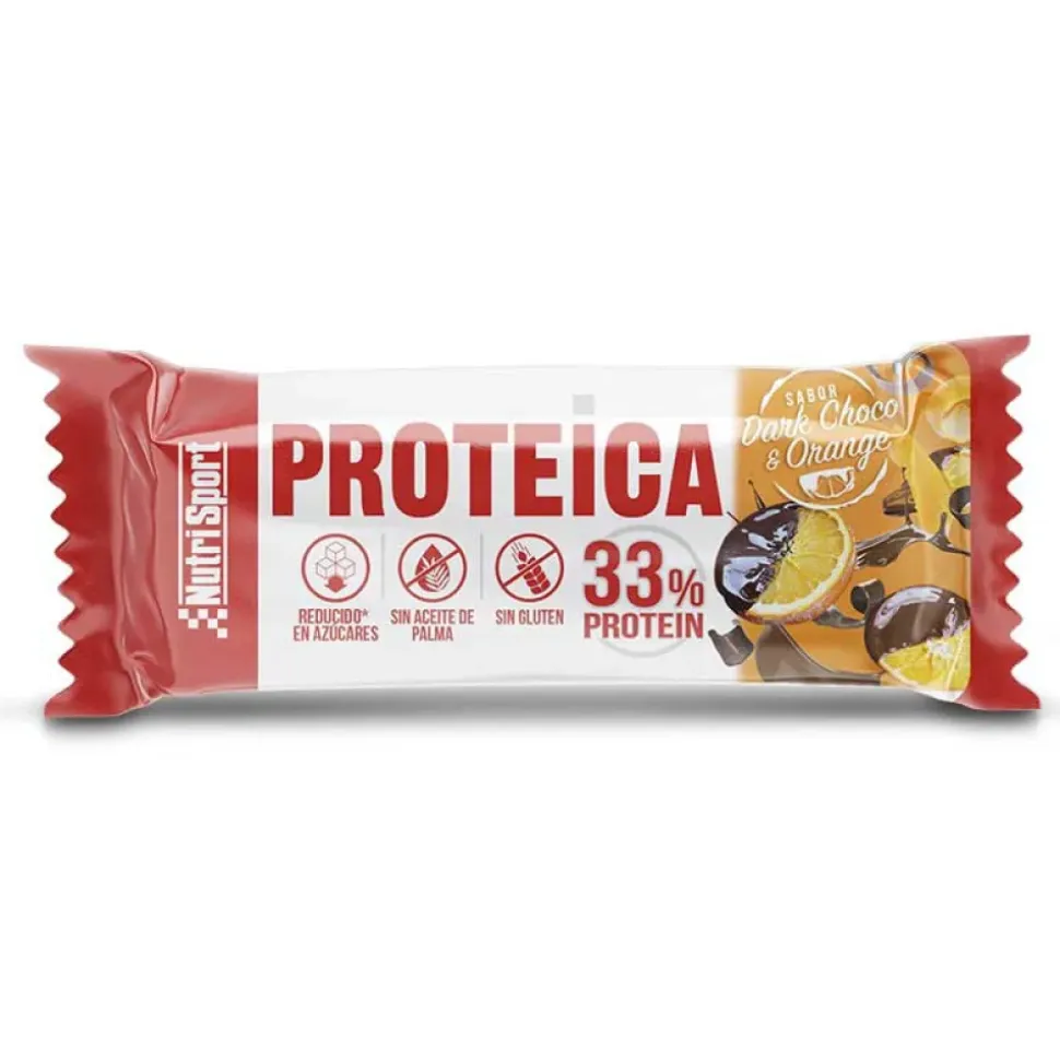 Nutrisport Barrita 33% proteína Chocolate Negro&Naranja 44g